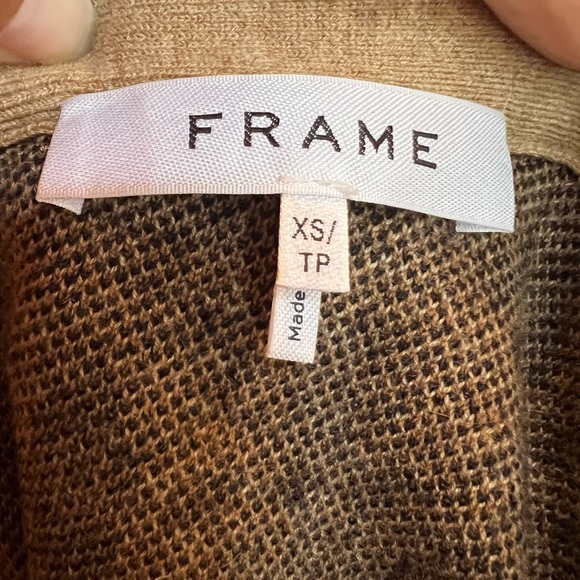 FRAME One Shoulder Ruffle Leopard Print Sweater - Picture 3 of 3